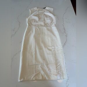 Classiques Entier Ivory Textured Mini Dress